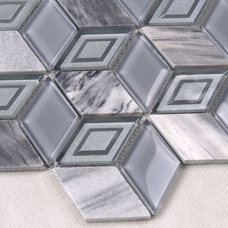 Venta caliente hexágono 3D diamante en forma de azulejos de Filipinas y Egipto