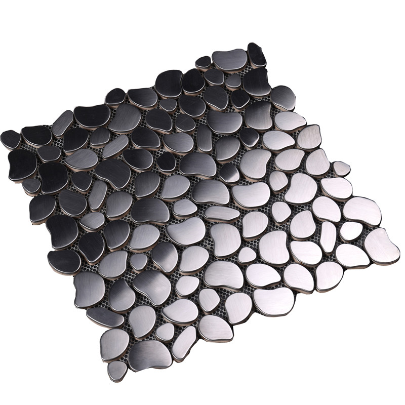 Teja de mosaico decorativa del guijarro del guijarro para la estufa