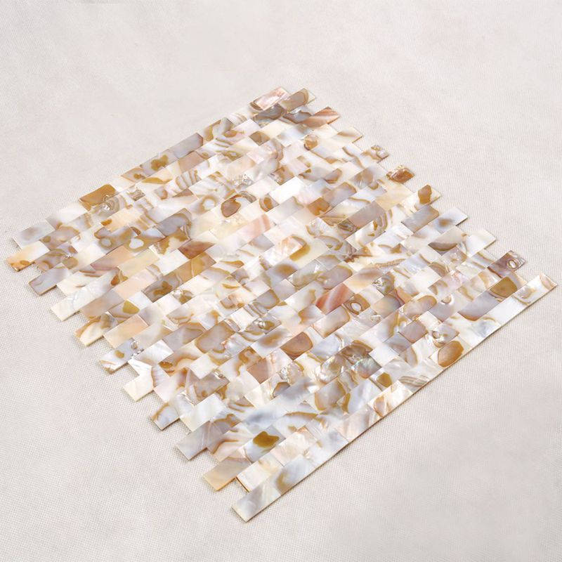 Nuevo mosaico negro de concha de mosaico de concha de tamaño 10 * 20 mm